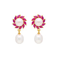 J Pearls Dhriti Pearl Earrings - Real Pearl Jewelry