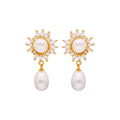 J Pearls Blazing Pearl Earrings - Real Pearl Jewelry