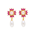 J Pearls Laya Pearl Earrings - Real Pearl Jewelry | Grocsy