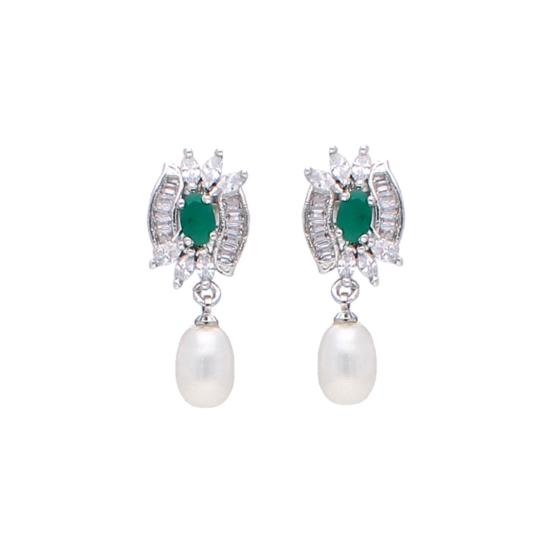 J Pearls Hrishita Pearl Earrings - Real Pearl Jewelry | Grocsy