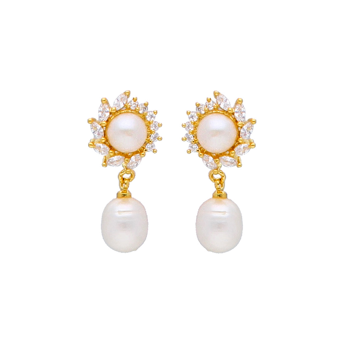 J Pearls Anika Pearl Earrings - Real Pearl Jewelry | Grocsy