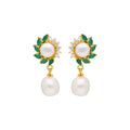 J Pearls Ruhi Pearl Earrings - Real Pearl Jewelry | Grocsy