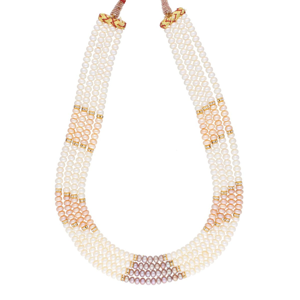 J Pearls 4 Line Pearl Set - Real Pearl Jewelry | Grocsy
