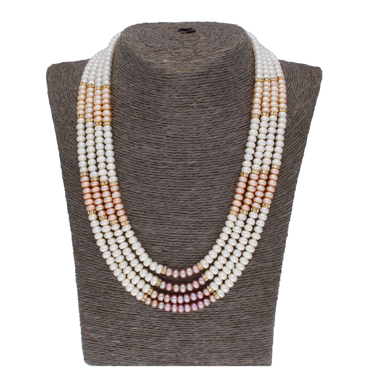 J Pearls 4 Line Pearl Set - Real Pearl Jewelry | Grocsy