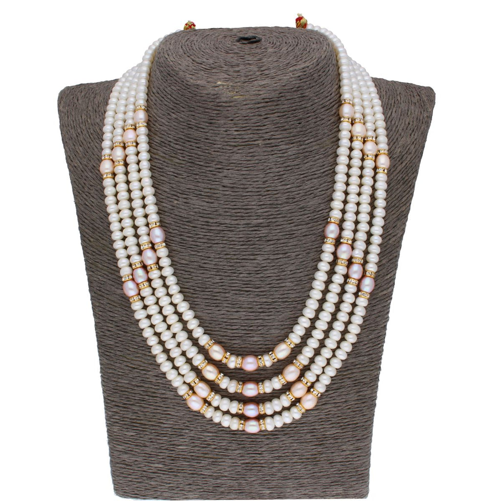 J Pearls 4 Line 4-5Mm Oval Pearl Set - Real Pearl Jewelry | Grocsy