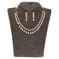 J Pearls Shine Stone Pearl Necklace - Real Pearl Jewelry | Grocsy