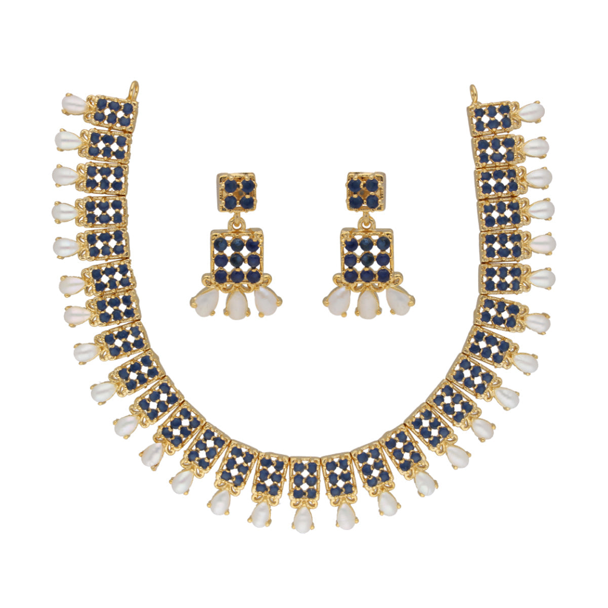 J Pearls Floral Pearl Necklace - Real Pearl Jewelry | Grocsy