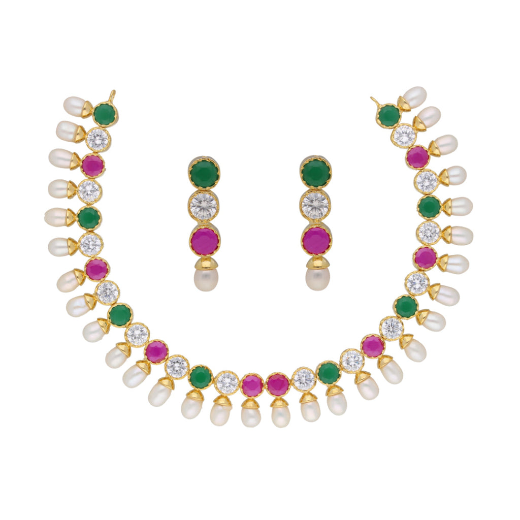 J Pearls Classic Pearl Necklace - Real Pearl Jewelry | Grocsy