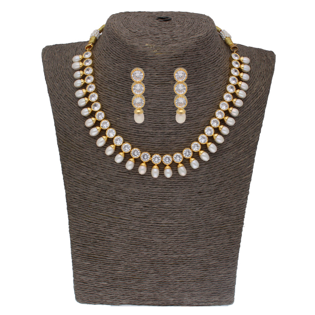 J Pearls Charming Pearl Necklace - Real Pearl Jewelry | Grocsy