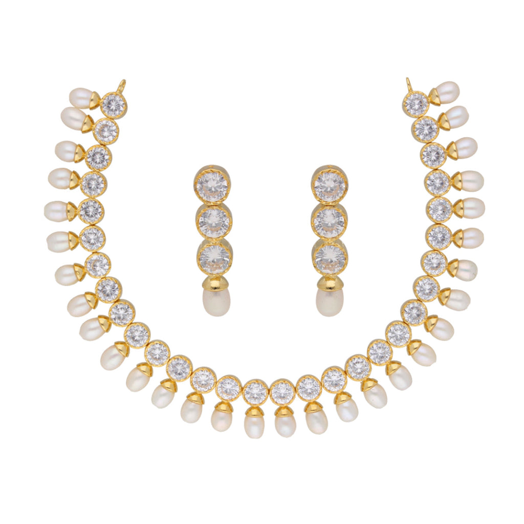 J Pearls Charming Pearl Necklace - Real Pearl Jewelry | Grocsy