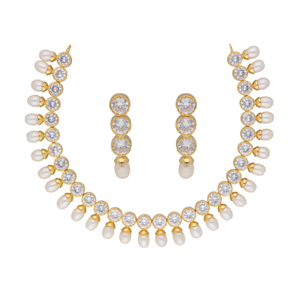 J Pearls Charming Pearl Necklace - Real Pearl Jewelry | Grocsy