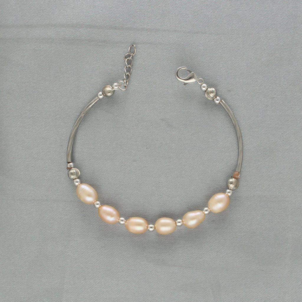 J Pearls Zivah 1 Line Pearl Bracelet