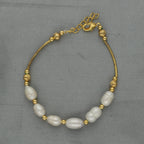 J Pearls Zenia 1 Line Pearl Bracelet | Grocsy