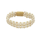 J Pearls Zaida 2 Lines Pearl Bracelet