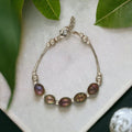 J Pearls Zara 1 Line Pearl Bracelet | Grocsy