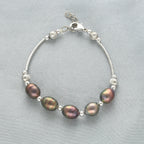 J Pearls Zara 1 Line Pearl Bracelet | Grocsy