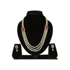 J Pearls Eva 3 String Pearl Necklace | Grocsy