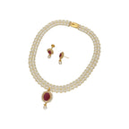 J Pearls Falak 2 Lines Pearl Necklace | Grocsy