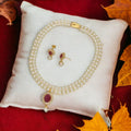 J Pearls Falak 2 Lines Pearl Necklace | Grocsy