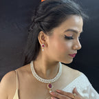 J Pearls Falak 2 Lines Pearl Necklace | Grocsy