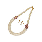 J Pearls Fani 3 Lines Pearl Necklace | Grocsy