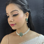 J Pearls 2 String White Pearl Choker | Grocsy
