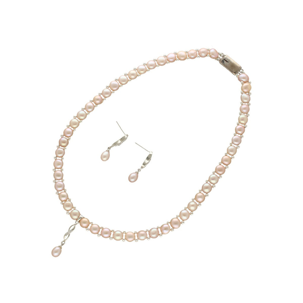 J Pearls Fenny 1 Line Pearl Necklace | Grocsy