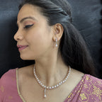 J Pearls Fenny 1 Line Pearl Necklace | Grocsy