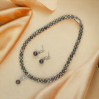 J Pearls Fancy 1 Line Pearl Necklace | Grocsy