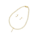 J Pearls Jabi 1 Line Pearl Necklace | Grocsy