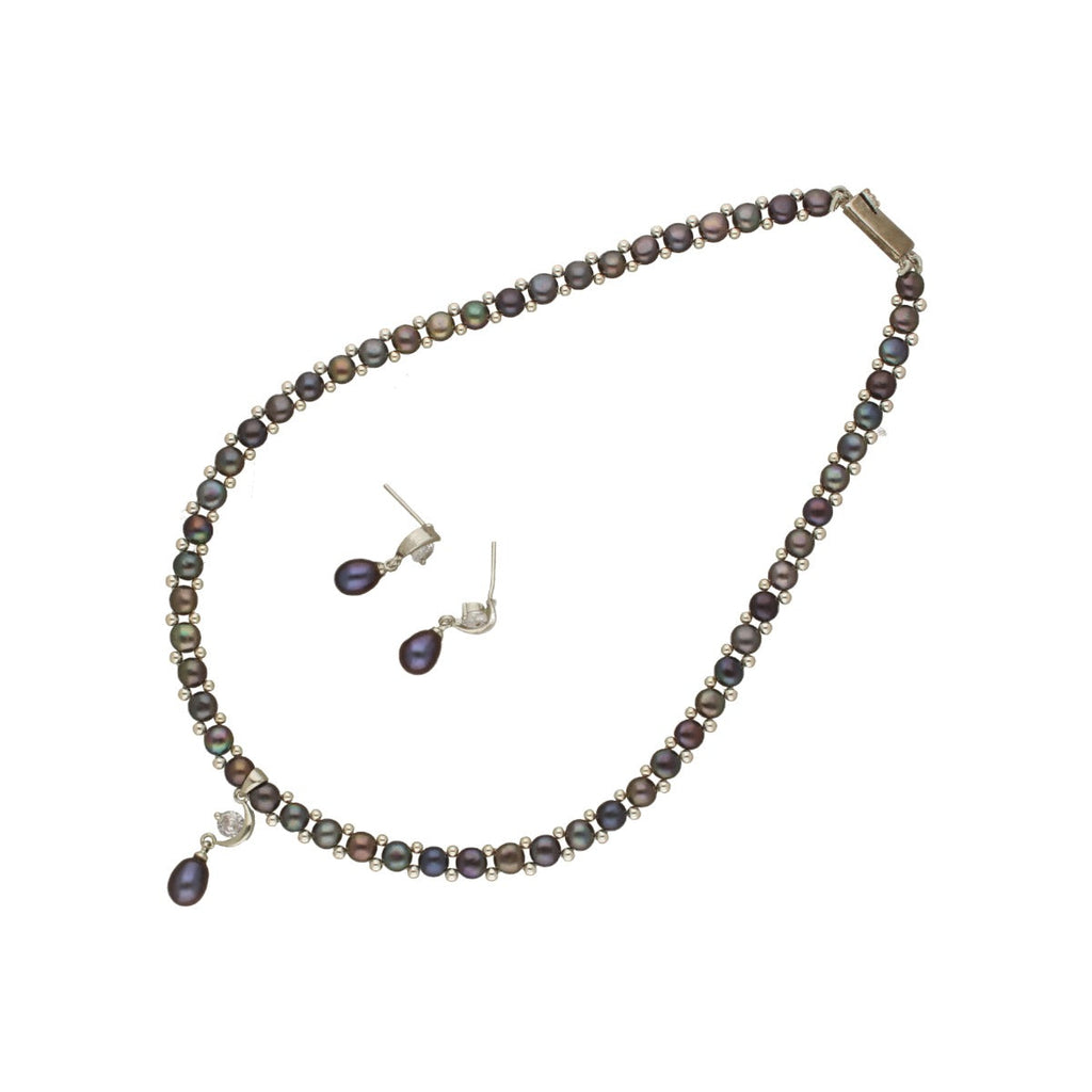 J Pearls Isha 1 Line Pearl Necklace | Grocsy