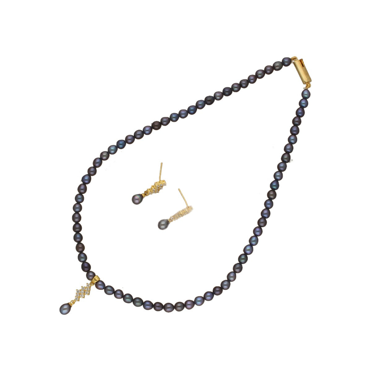 J Pearls Lopa 1 Line Pearl Necklace | Grocsy