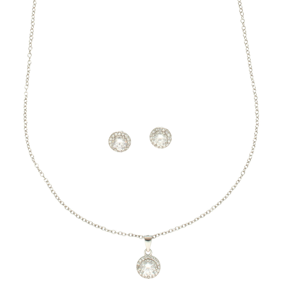 J Pearls Sophisticated 925 Silver Pendant Set | Grocsy