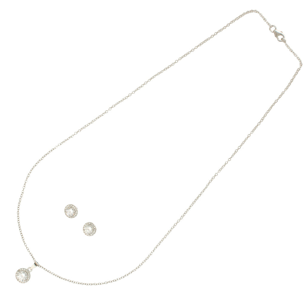 J Pearls Sophisticated 925 Silver Pendant Set | Grocsy