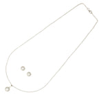 J Pearls Sophisticated 925 Silver Pendant Set | Grocsy