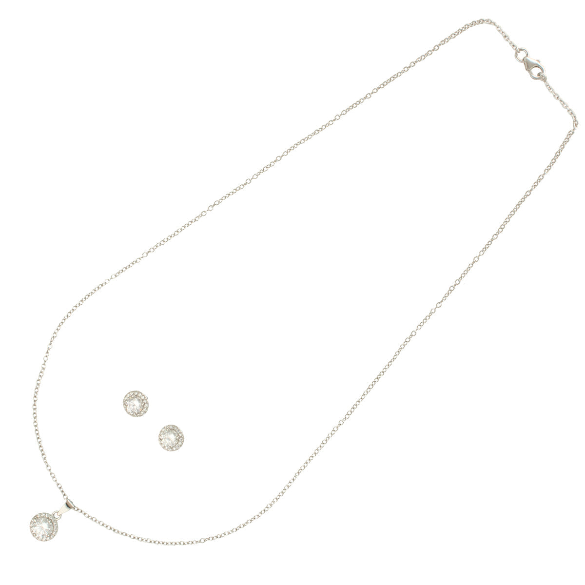 J Pearls Sophisticated 925 Silver Pendant Set | Grocsy