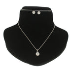 J Pearls Sophisticated 925 Silver Pendant Set | Grocsy