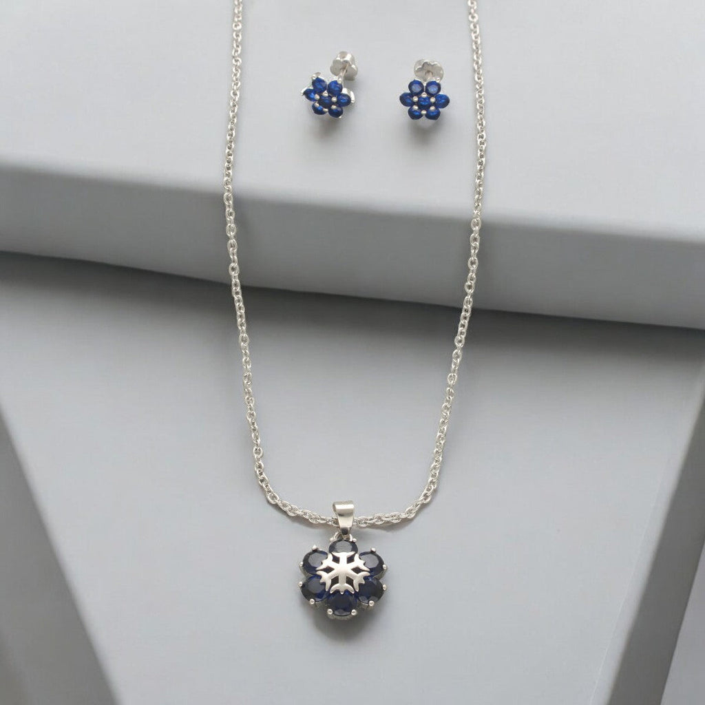 J Pearls Trendy 925 Silver Pendant Set | Grocsy