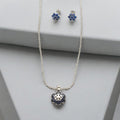 J Pearls Trendy 925 Silver Pendant Set | Grocsy