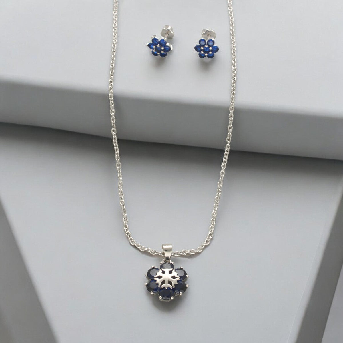 J Pearls Trendy 925 Silver Pendant Set | Grocsy