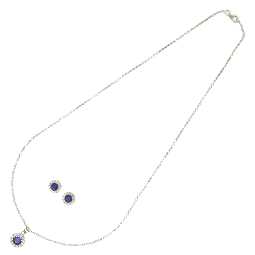 J Pearls Classic 925 Silver Pendant Set | Grocsy