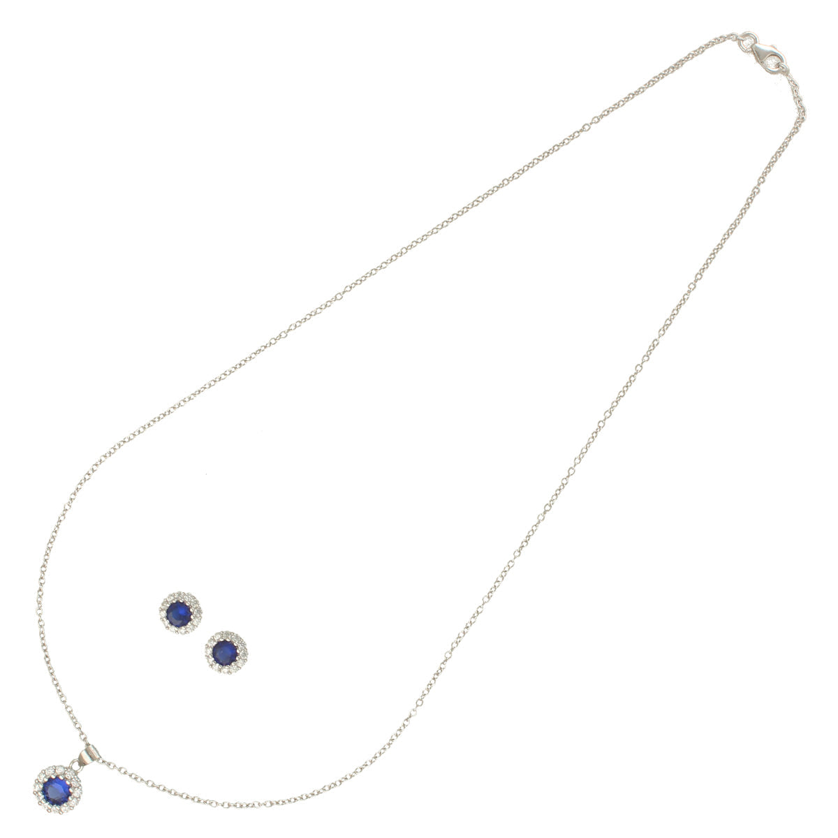 J Pearls Classic 925 Silver Pendant Set | Grocsy