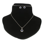 J Pearls Classic 925 Silver Pendant Set | Grocsy