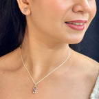 J Pearls Artistic 925 Sterling Silver Pendant Set | Grocsy