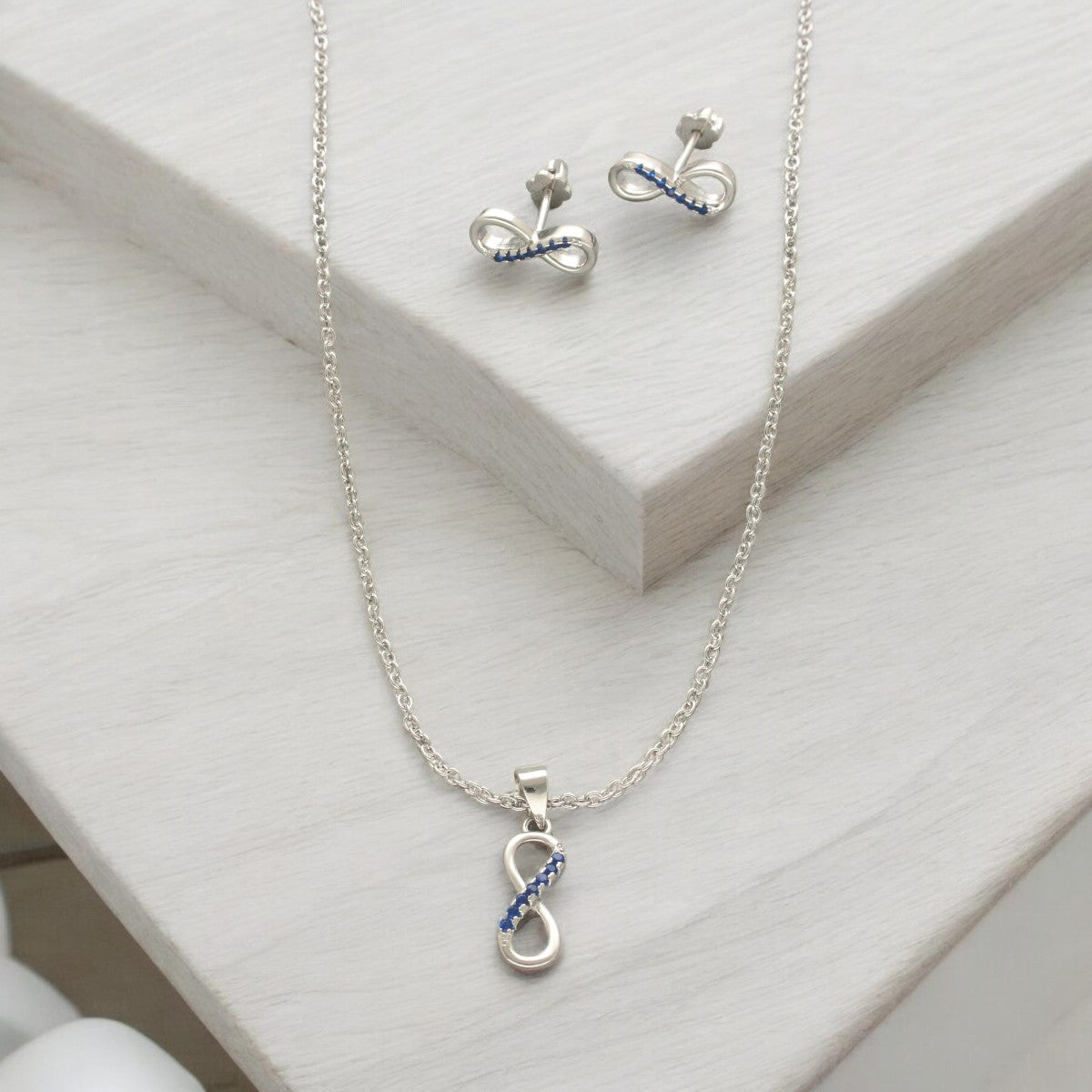J Pearls Artistic 925 Sterling Silver Pendant Set | Grocsy