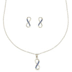 J Pearls Artistic 925 Sterling Silver Pendant Set | Grocsy