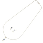 J Pearls Artistic 925 Sterling Silver Pendant Set | Grocsy