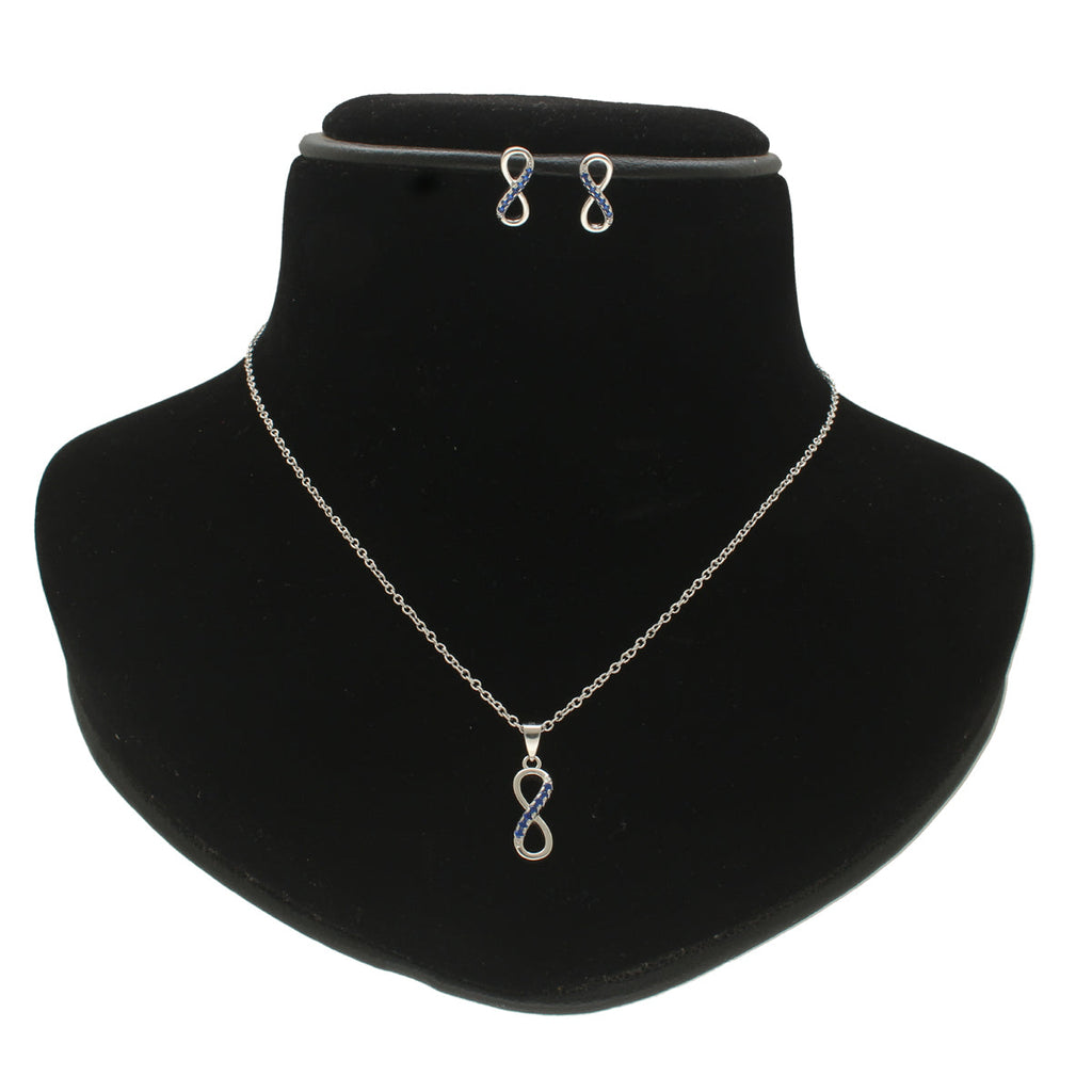 J Pearls Artistic 925 Sterling Silver Pendant Set | Grocsy
