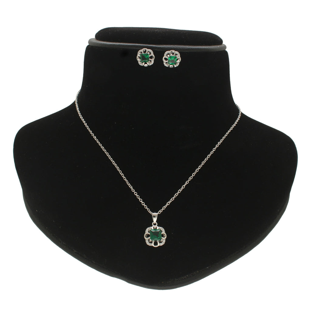 J Pearls Luxury 925 Sterling Silver Pendant Set | Grocsy