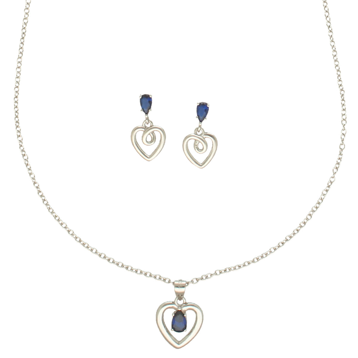 J Pearls Unique 925 Sterling Silver Pendant Set | Grocsy
